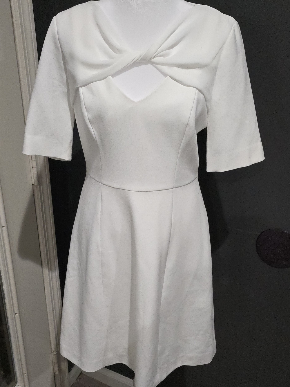 BCBGMaxAzria Twist-Front Dress